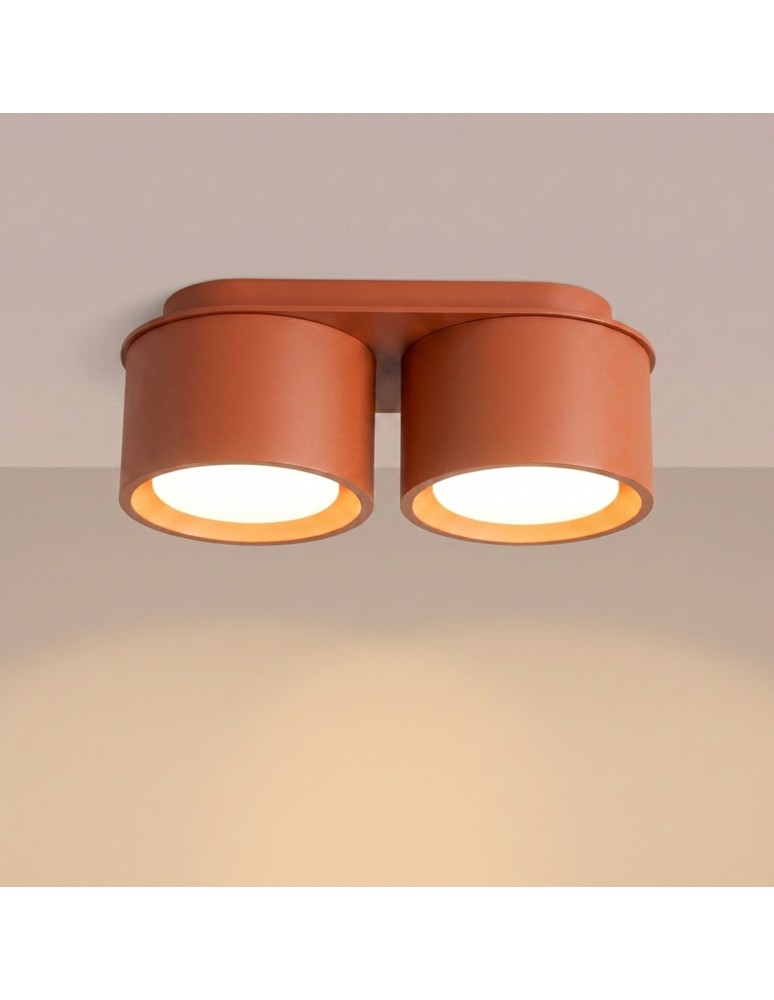 Sollux Plafon MODO 2 ochra czerwona Gx53 SL.2451 Sollux Plafon MODO 2 ochra czerwona Gx53 SL.2451