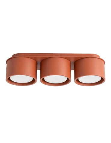 Sollux Plafon MODO 3 ochra czerwona Gx53 SL.2452