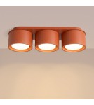 Sollux Plafon MODO 3 ochra czerwona Gx53 SL.2452
