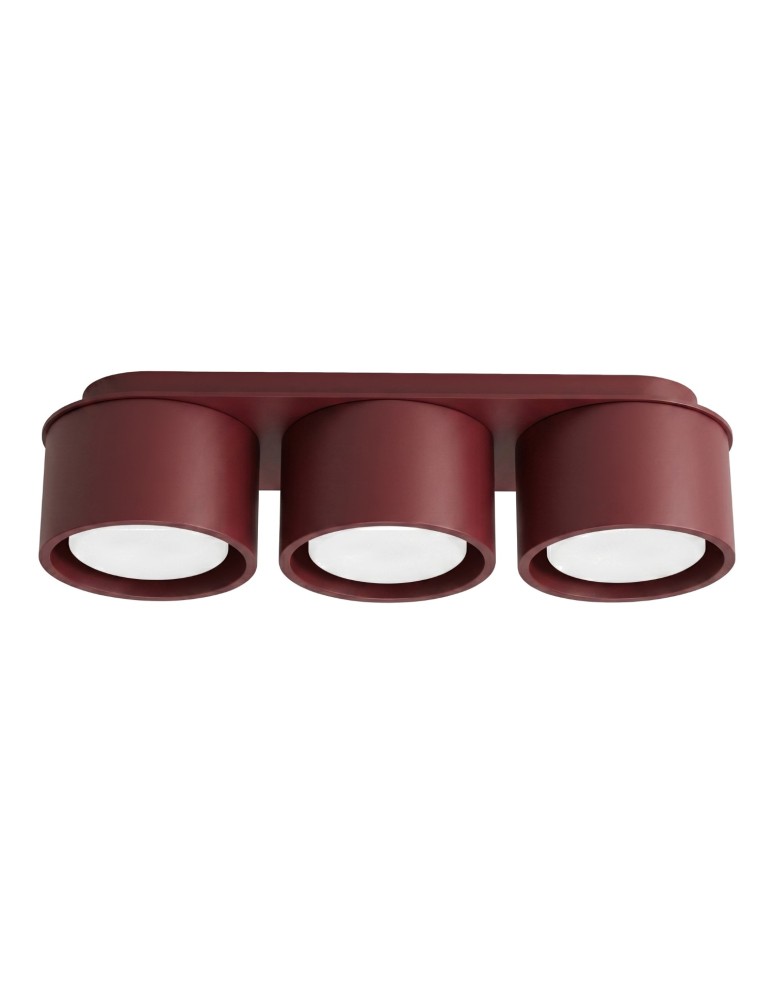 Sollux Plafon MODO 3 burgund Gx53 SL.2456