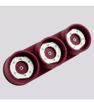 Sollux Plafon MODO 3 burgund Gx53 SL.2456