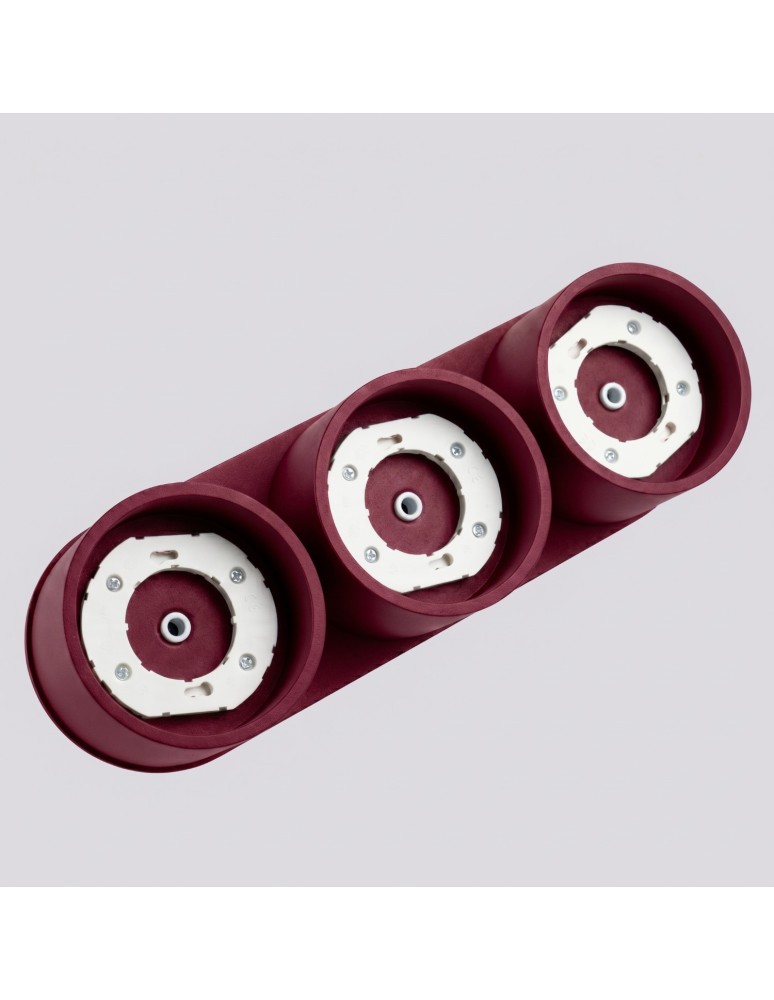 Sollux Plafon MODO 3 burgund Gx53 SL.2456
