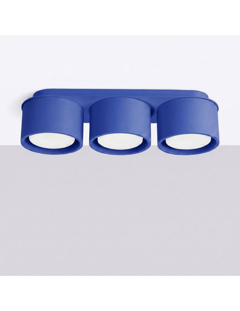Sollux Plafon MODO 3 ultramaryna Gx53 SL.2460