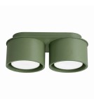 Sollux Plafon MODO 2 zielona oliwka Gx53 SL.2463