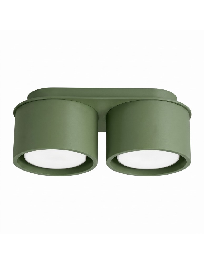 Sollux Plafon MODO 2 zielona oliwka Gx53 SL.2463