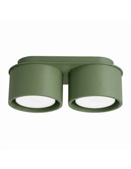 Sollux Plafon MODO 2 zielona oliwka Gx53 SL.2463