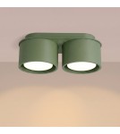 Sollux Plafon MODO 2 zielona oliwka Gx53 SL.2463