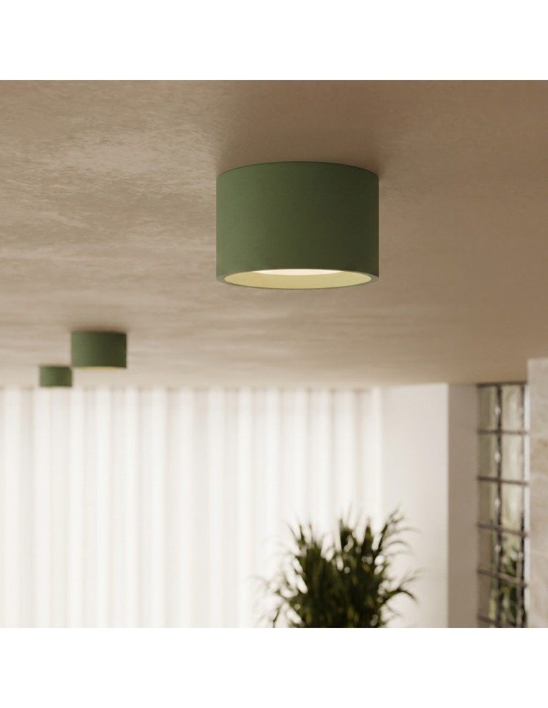 Sollux Plafon MODO 2 zielona oliwka Gx53 SL.2463