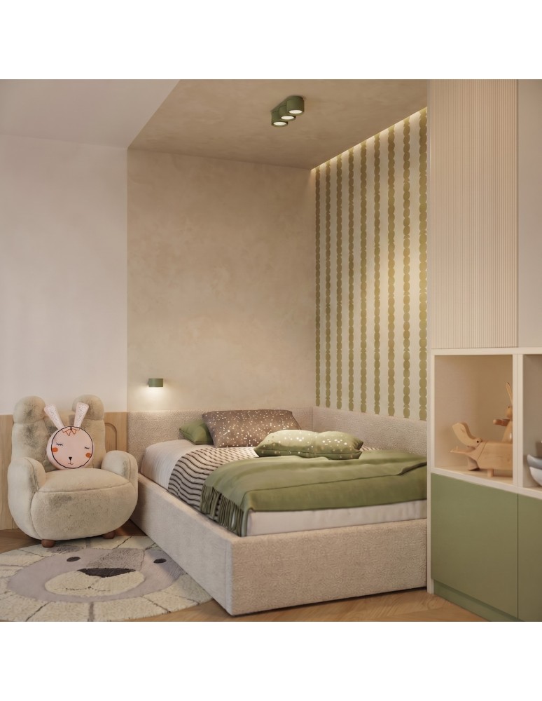 Sollux Plafon MODO 3 zielona oliwka Gx53 SL.2464 Sollux Plafon MODO 3 zielona oliwka Gx53 SL.2464