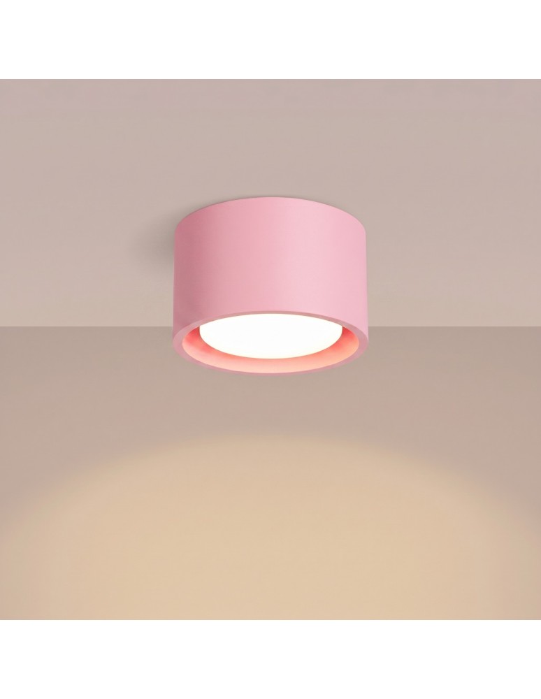 Sollux Plafon MODO 1 różowy Gx53 SL.2466