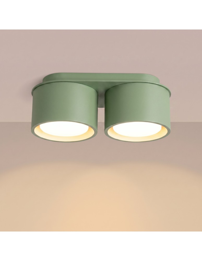Sollux Plafon MODO 2 szałwiowy Gx53 SL.2471