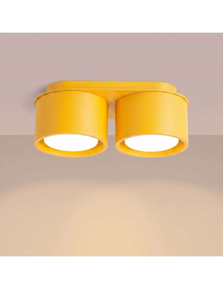 Sollux Plafon MODO 2 żółty Gx53 SL.2475