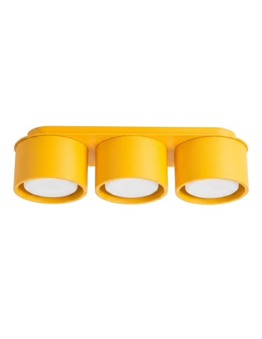 Sollux Plafon MODO 3 żółty Gx53 SL.2476