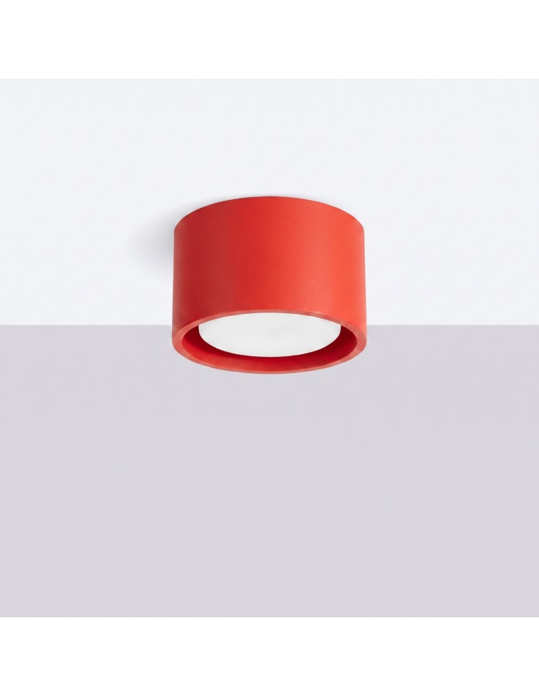 Sollux Plafon MODO 1 czerwony Gx53 SL.2478