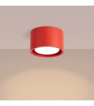 Sollux Plafon MODO 1 czerwony Gx53 SL.2478