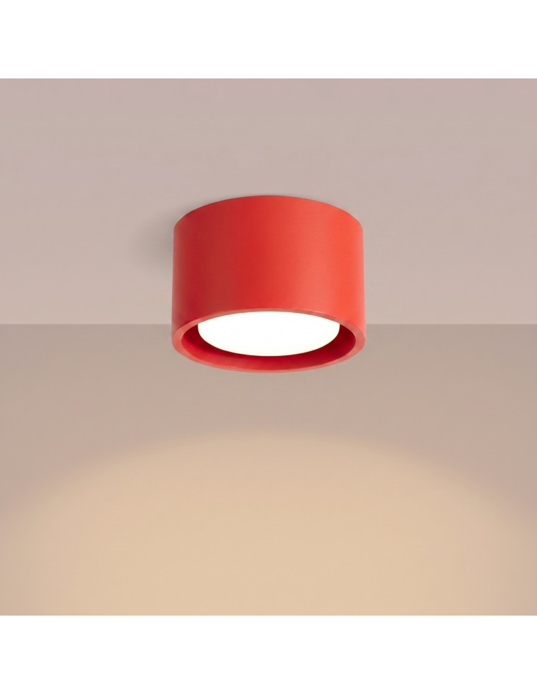 Sollux Plafon MODO 1 czerwony Gx53 SL.2478