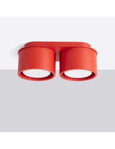 Sollux Plafon MODO 2 czerwony Gx53 SL.2479 - produkt 2