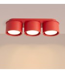 Sollux Plafon MODO 3 czerwony Gx53 SL.2480