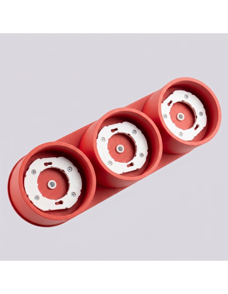 Sollux Plafon MODO 3 czerwony Gx53 SL.2480