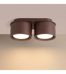 Sollux Plafon MODO 2 brązowy Gx53 SL.2483
