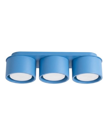 Sollux Plafon MODO 3 błękitny Gx53 SL.2488