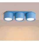 Sollux Plafon MODO 3 błękitny Gx53 SL.2488
