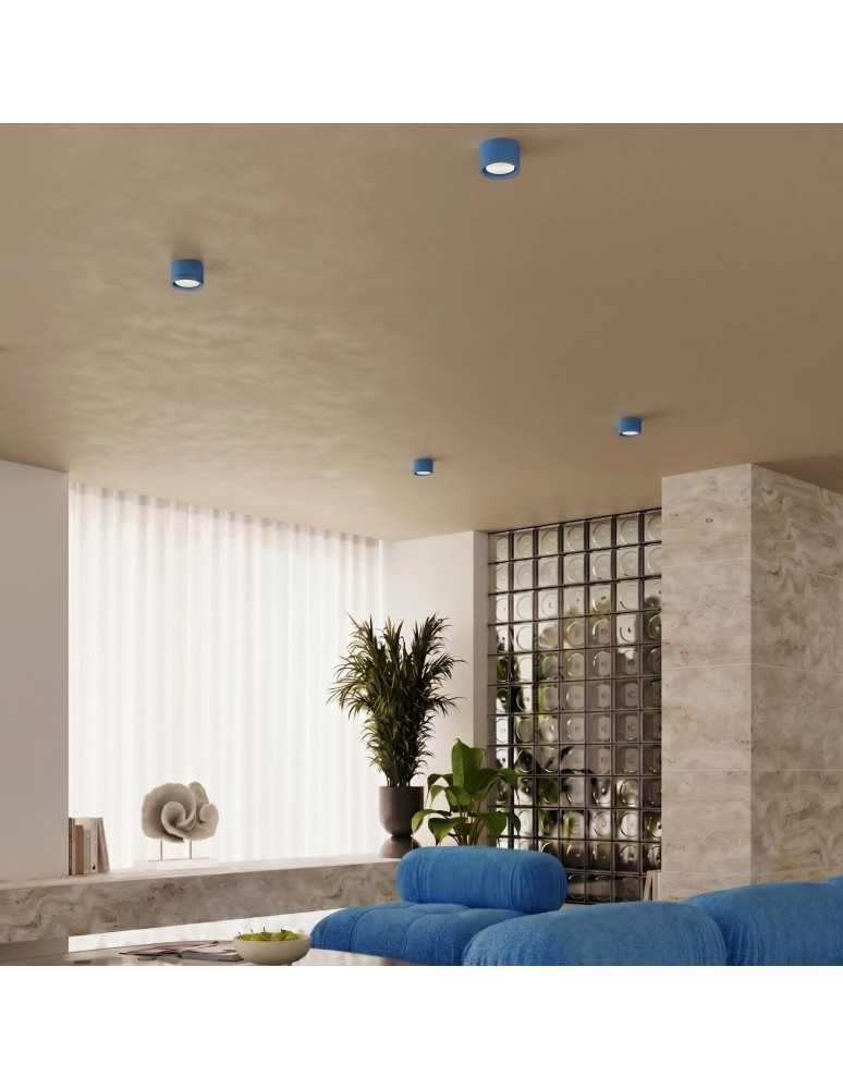 Sollux Plafon MODO 3 błękitny Gx53 SL.2488