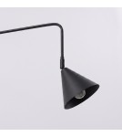 Sollux Kinkiet NOX 2 czarny z włącznikiem SL.2507
