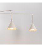 Sollux Kinkiet NOX 2 beżowy z włącznikiem SL.2509