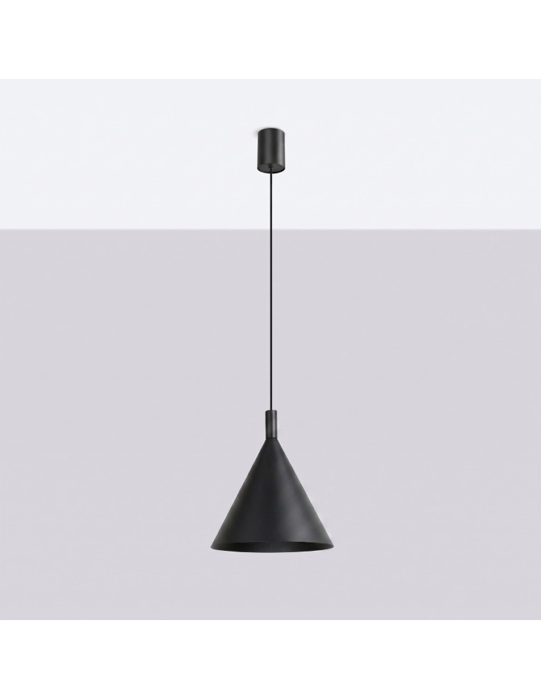 Sollux Lampa wisząca NOX 25 czarna SL.2522 Sollux Lampa wisząca NOX 25 czarna SL.2522