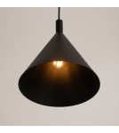 Sollux Lampa wisząca NOX 25 czarna SL.2522 Sollux Lampa wisząca NOX 25 czarna SL.2522