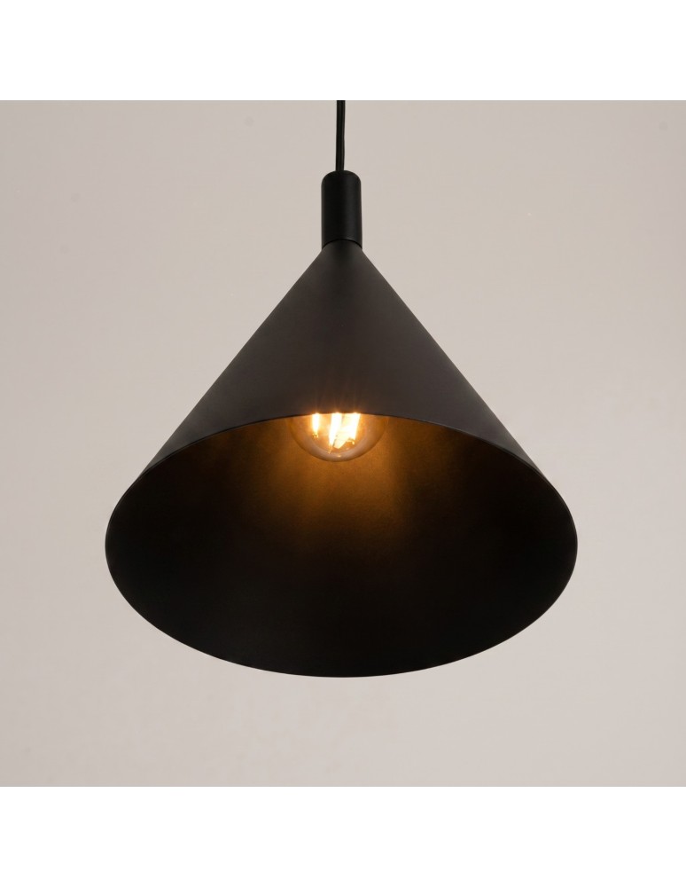 Sollux Lampa wisząca NOX 25 czarna SL.2522 Sollux Lampa wisząca NOX 25 czarna SL.2522