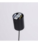 Sollux Lampa wisząca NOX 25 czarna SL.2522 Sollux Lampa wisząca NOX 25 czarna SL.2522