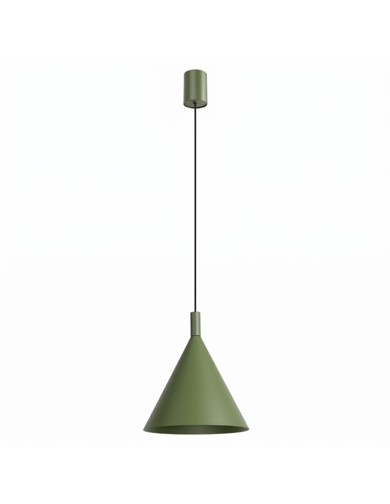 Sollux Lampa wisząca NOX 25 zielona oliwka SL.2525