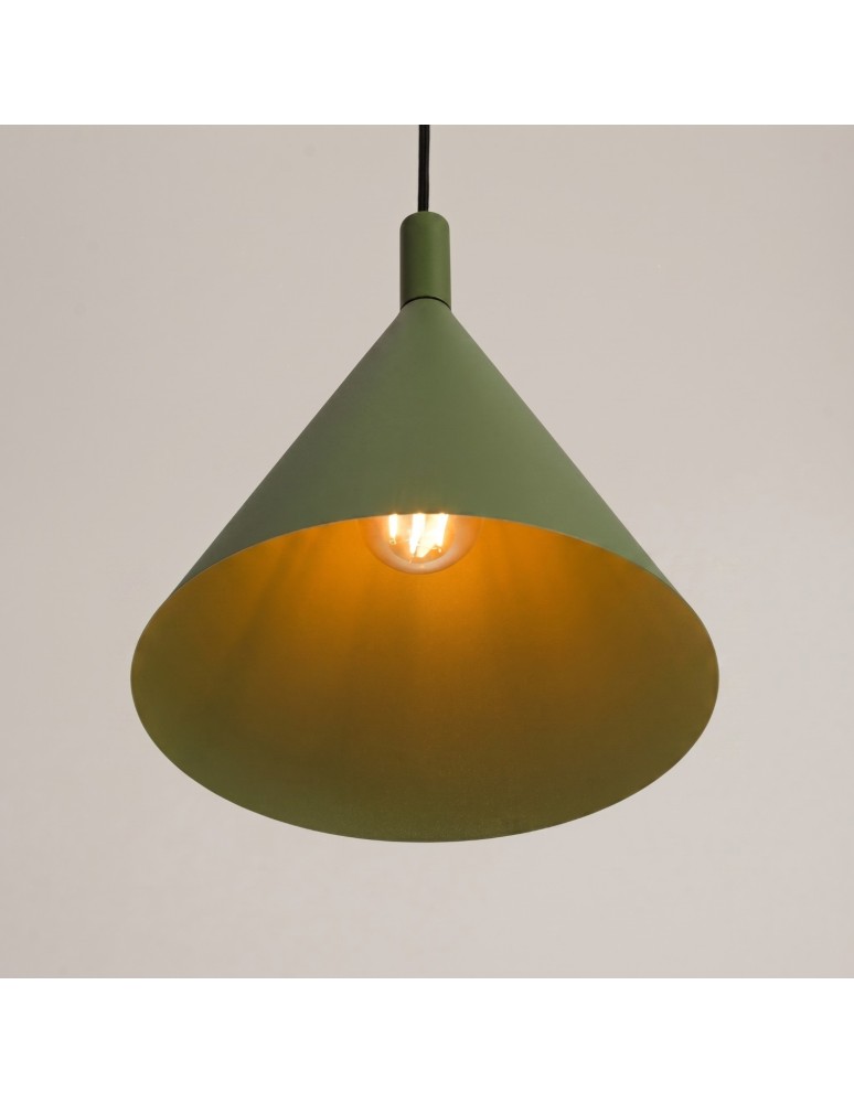 Sollux Lampa wisząca NOX 25 zielona oliwka SL.2525