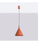 Sollux Lampa wisząca NOX 25 ochra czerwona SL.2526