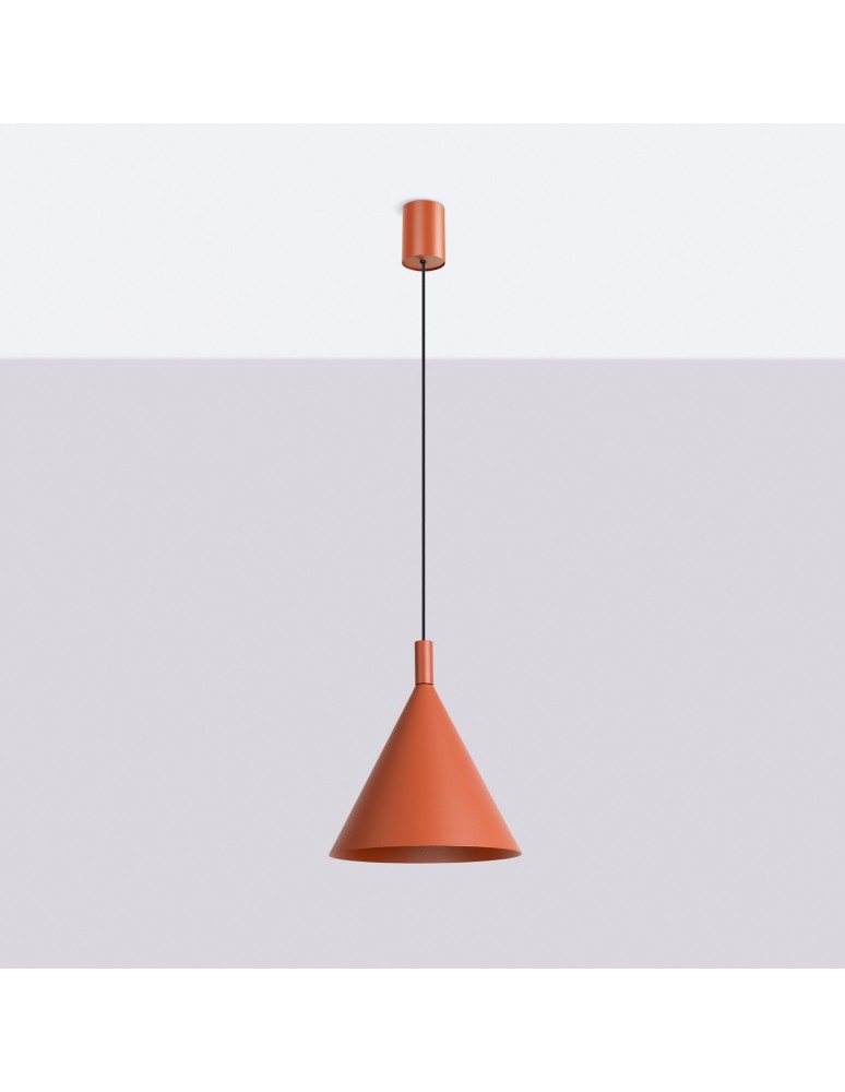 Sollux Lampa wisząca NOX 25 ochra czerwona SL.2526