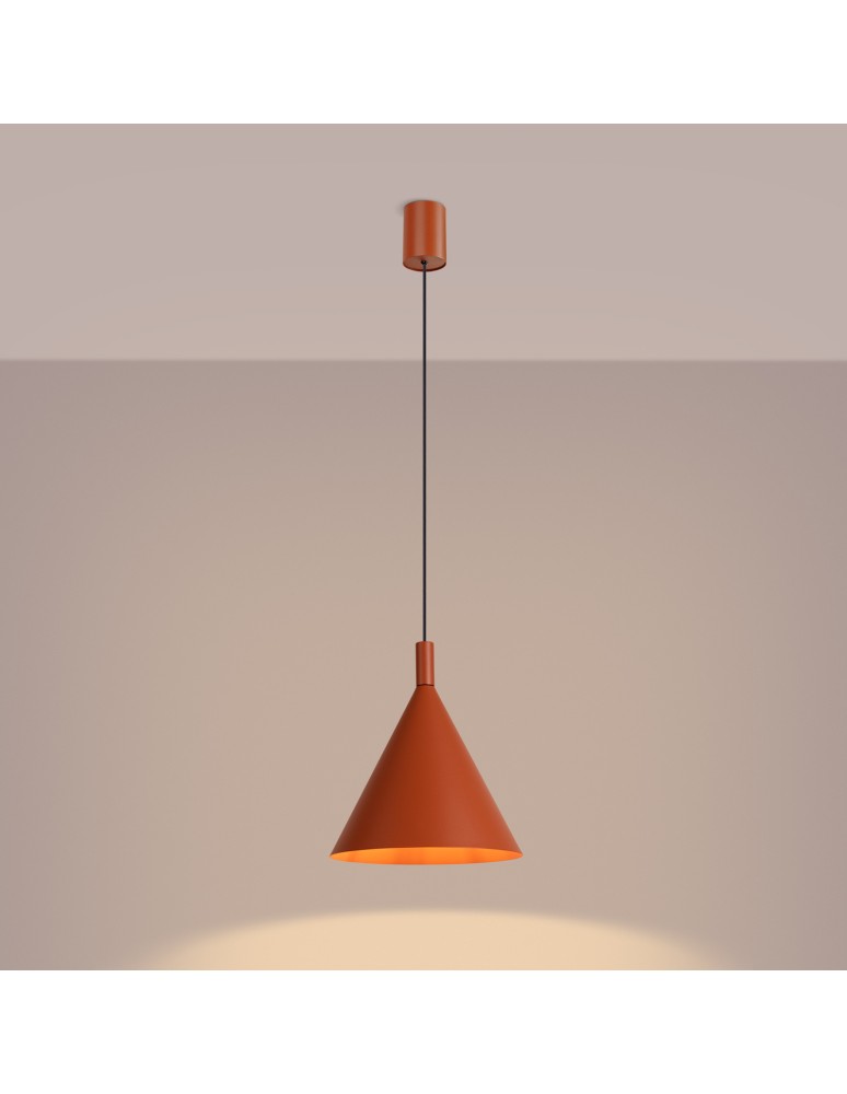 Sollux Lampa wisząca NOX 25 ochra czerwona SL.2526