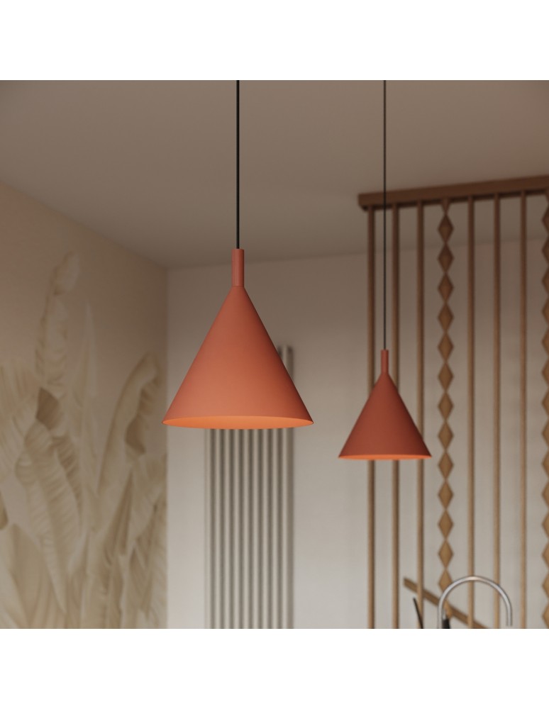 Sollux Lampa wisząca NOX 25 ochra czerwona SL.2526