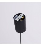 Sollux Lampa wisząca NOX 40 czarna SL.2537 Sollux Lampa wisząca NOX 40 czarna SL.2537