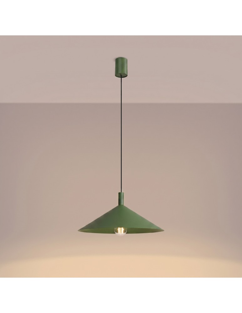 Sollux Lampa wisząca NOX 40 zielona oliwka SL.2540