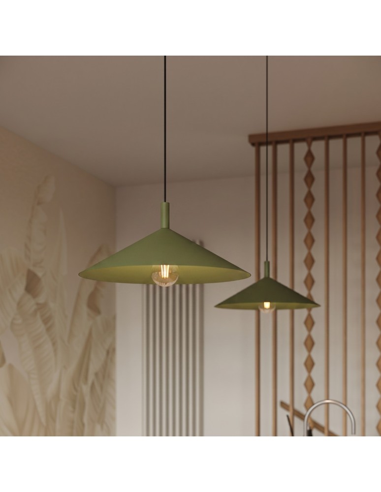 Sollux Lampa wisząca NOX 40 zielona oliwka SL.2540