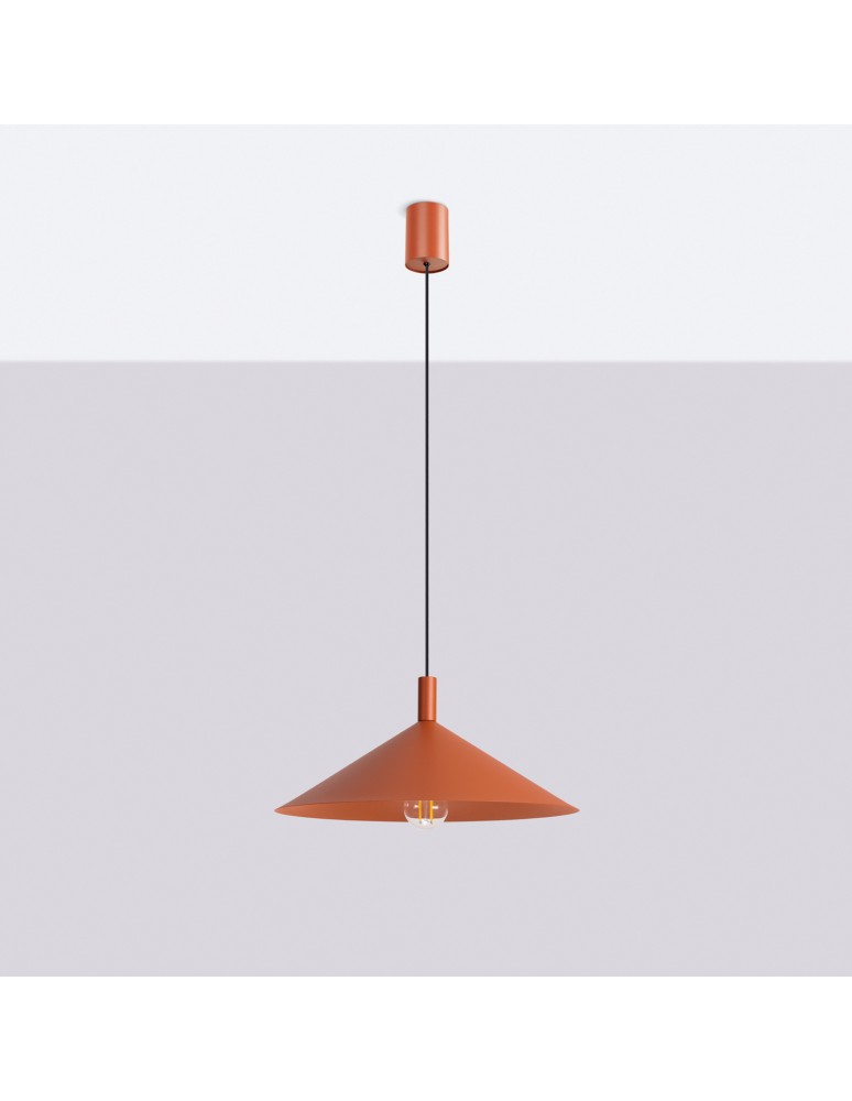 Sollux Lampa wisząca NOX 40 ochra czerwona SL.2541