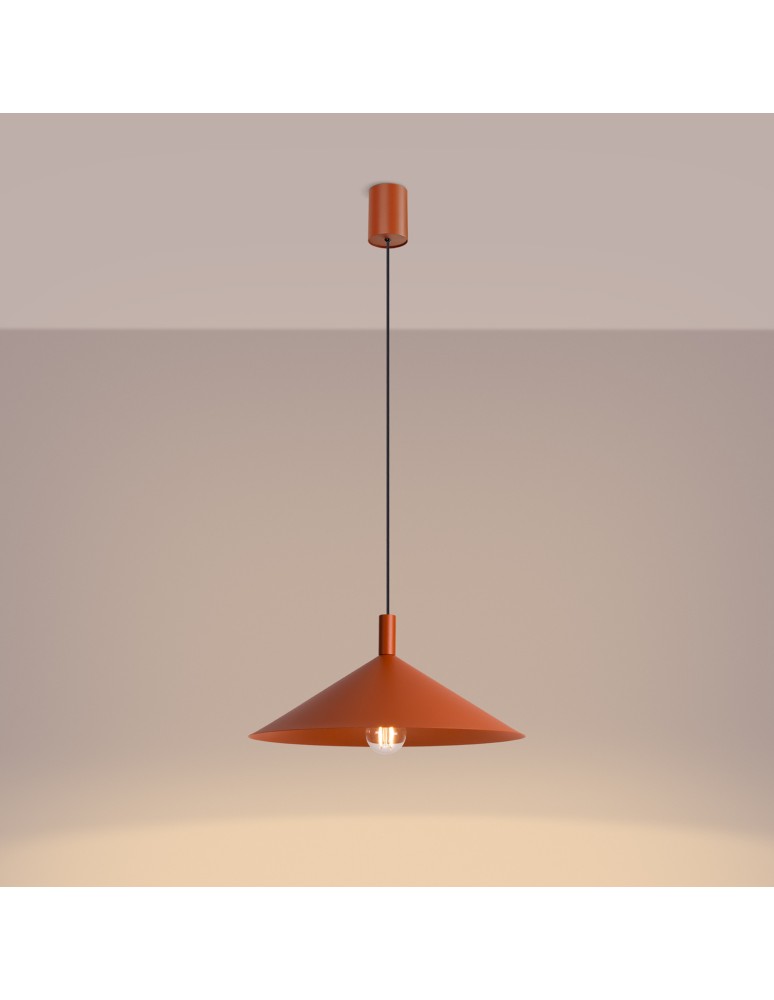 Sollux Lampa wisząca NOX 40 ochra czerwona SL.2541