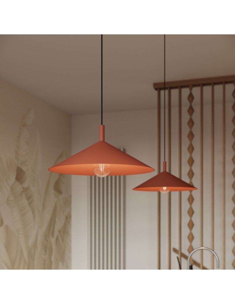 Sollux Lampa wisząca NOX 40 ochra czerwona SL.2541