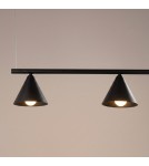 Sollux Żyrandol NOX 4L czarna SL.2552