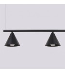 Sollux Żyrandol NOX 4L czarna SL.2552