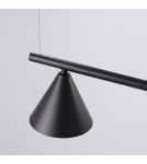 Sollux Żyrandol NOX 4L czarna SL.2552