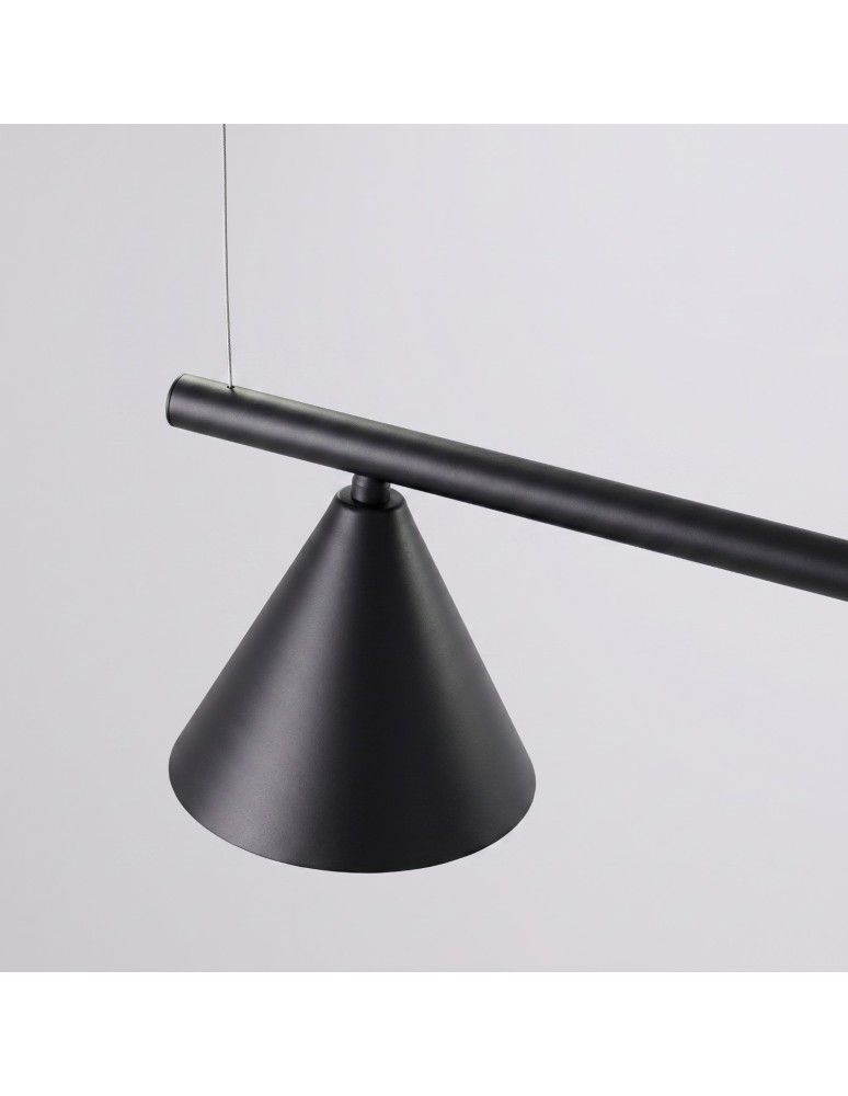 Sollux Żyrandol NOX 4L czarna SL.2552