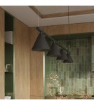 Sollux Żyrandol NOX 4L czarna SL.2552
